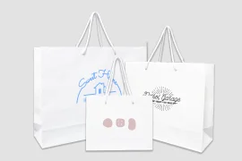 ワンポイント名入れ紙袋